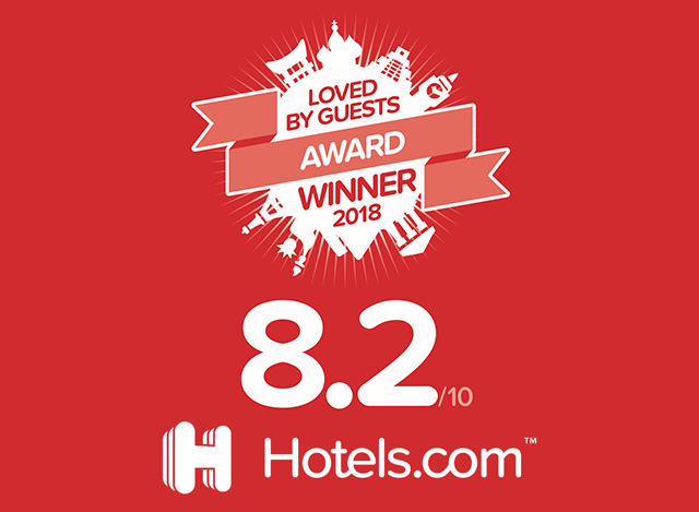 Hotels.com 「Loved By Guests Award 2018(숙박자가 선택하는 인기 숙소 어워드 2018)」을 수상!