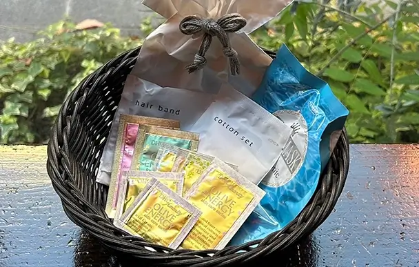 여성 한정 「레이디스 어메니티 세트」선물