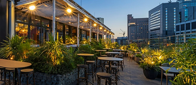 우리 빌딩 10F Roof Top Bar piro