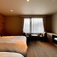 【정원 2명】트윈 (침대 폭 120cm×2대)