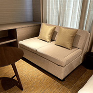 【정원 3명】트윈 (침대 폭 120cm×2대+소파베드)