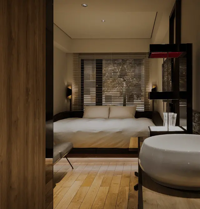 전통 아름다움과 편안함을 갖춘 객실