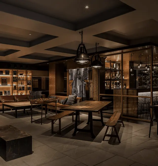 숙박을 물들이는 충실한 관내 시설