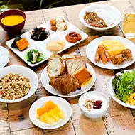 일본식 아침식사 뷔페