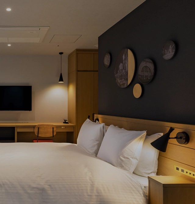 기능적이고 아늑한 여섯 종류의 객실