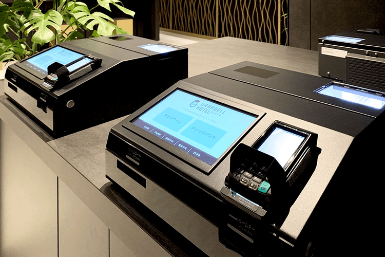 자동 체크인 기계