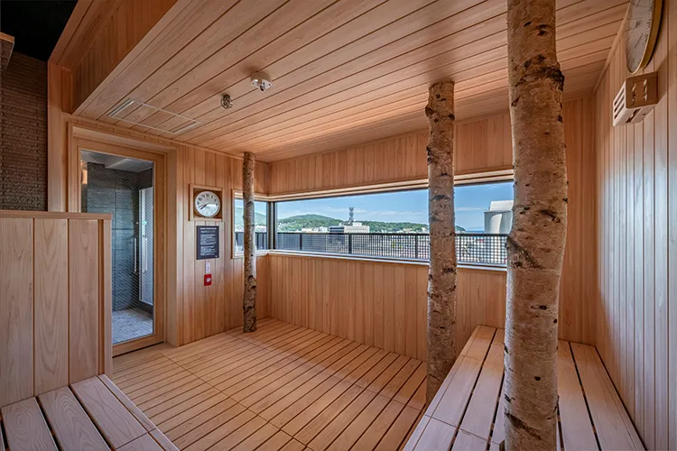 전망 좋은 노천탕