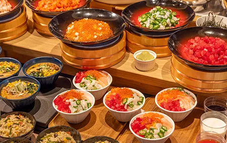 일본과 서양 뷔페