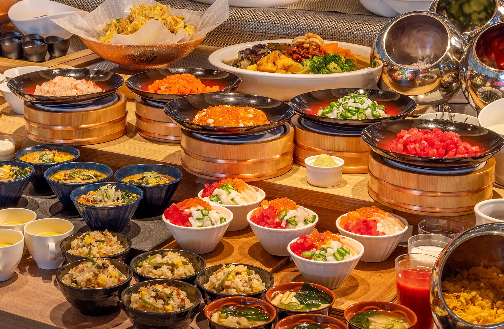 朝食ビュッフェ