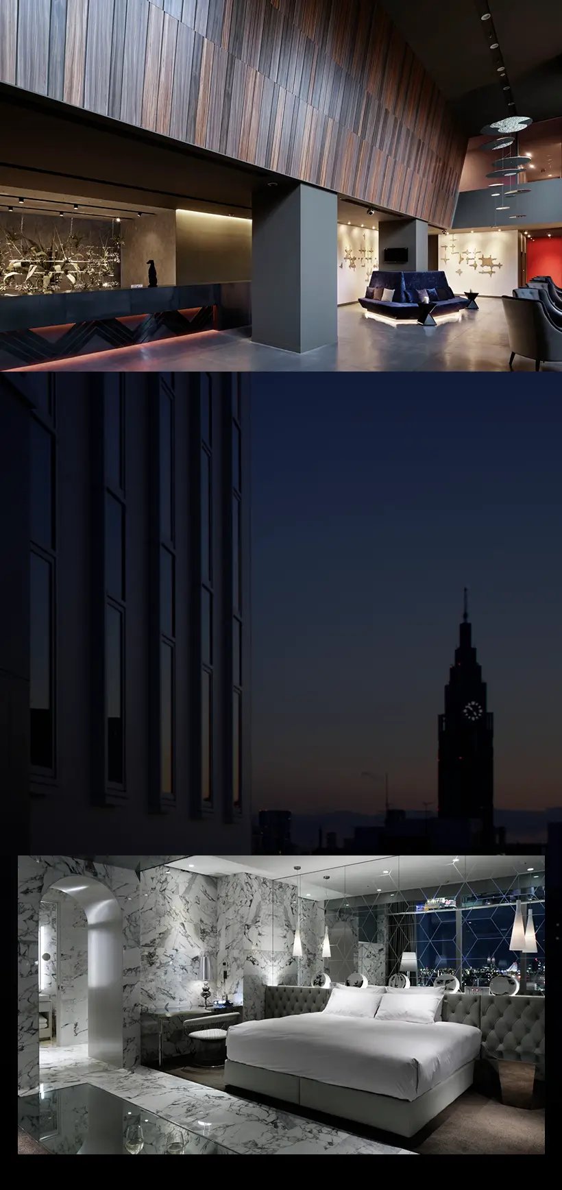 다양한 문화가 혼재해, 개성이 공명하는 다양성의 거리, 신주쿠. 히가시 신주쿠 역에서 도보 약 4 분. 코리안타운으로 유명한 신오쿠보가 도보 권내, 도내 각지나 요코하마 방면에의 액세스도 발군의 좋은 입지. GRANBELL HOTEL SHINJUKU의 매력은 국내외의 기예의 크리에이터들이 다룬 전 28종류의 디자이너스 룸. 이 거리에 적합한 다양한 감성 넘치는 객실 디자인과 함께 흥미롭고 특별한 숙박을.